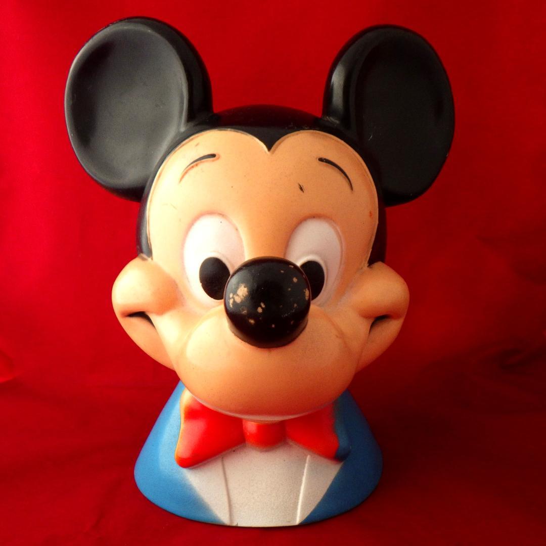 【限定値下】巨大【1971年】ヴィンテージ ディズニー✨ミッキーマウス✨貯金箱