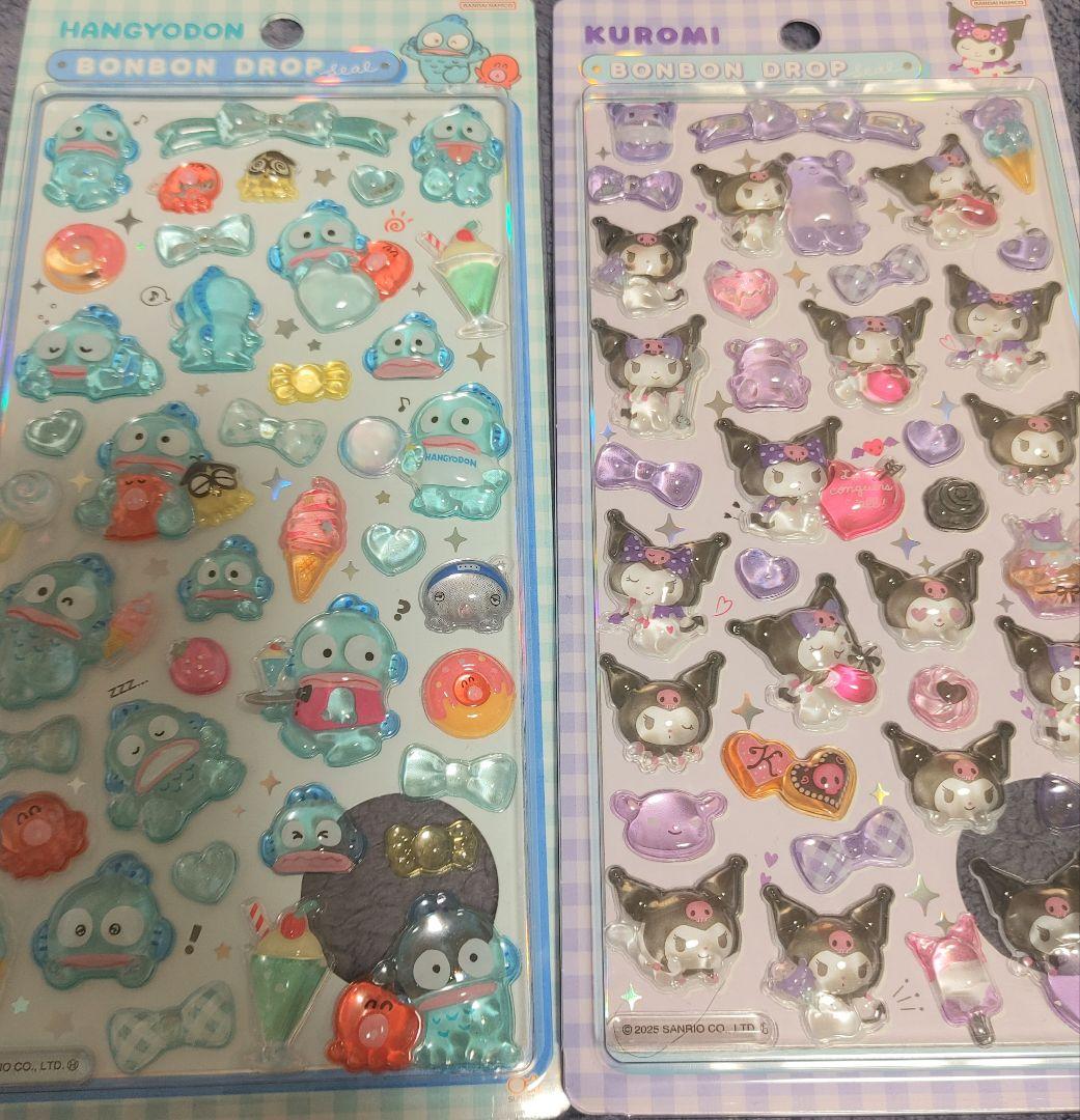 【正規品】ボンボンドロップシール サンリオ 第2弾 コンプ セット 8種類