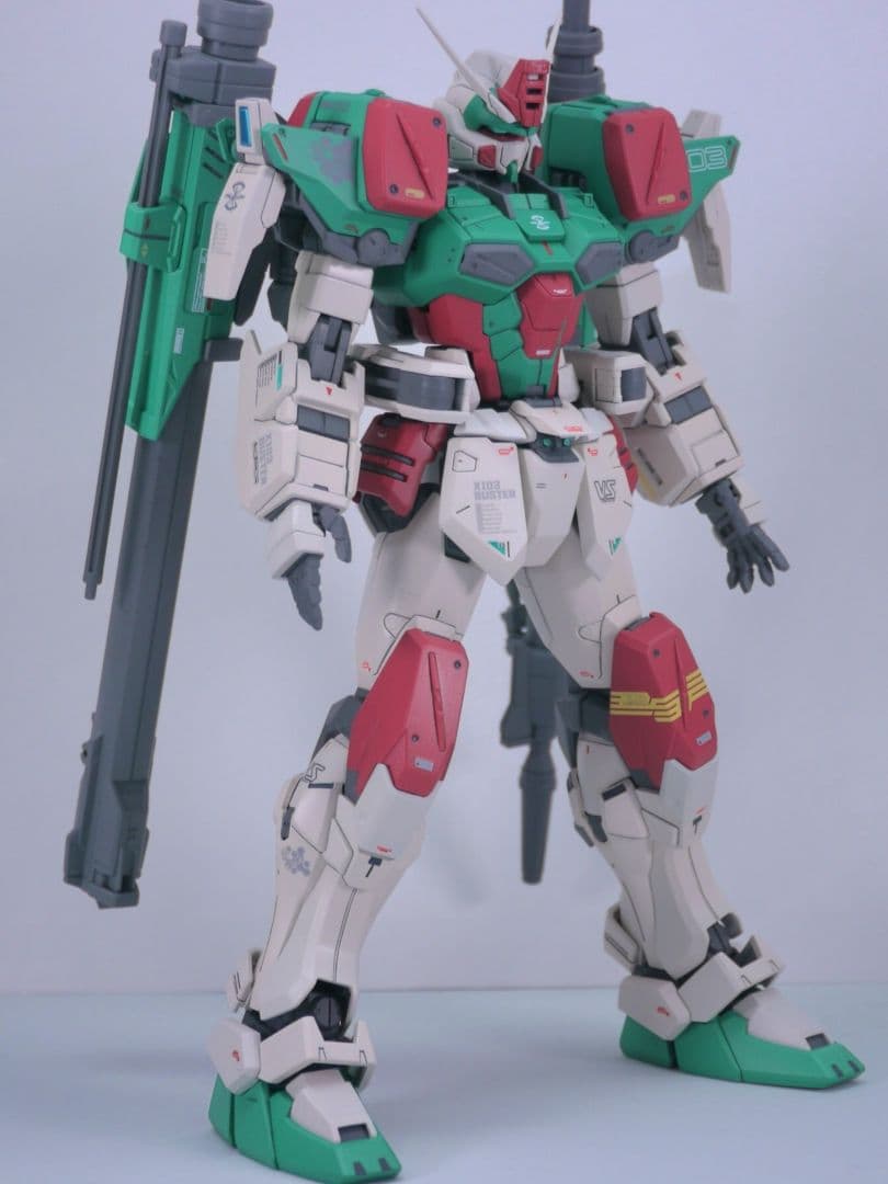 MG バスターガンダム 塗装 完成品 バンダイ ガンプラ 1/100