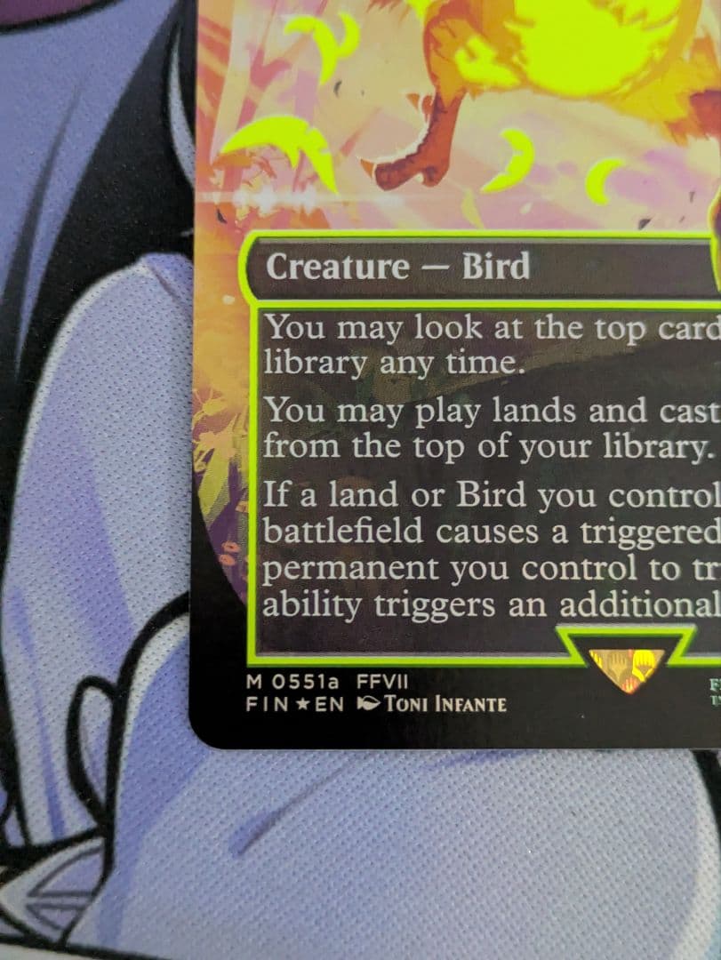 旅するチョコボ/Traveling Chocobo ネオンインクfoil