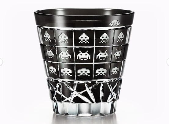 限定制作450点　スペースインベーダー　45周年記念　江戸切子　グラス