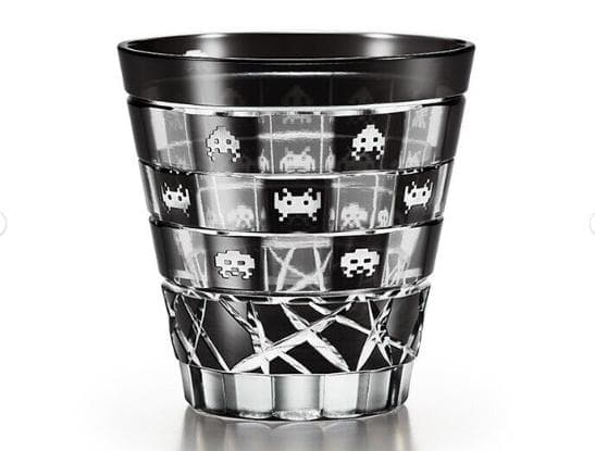 限定制作450点　スペースインベーダー　45周年記念　江戸切子　グラス