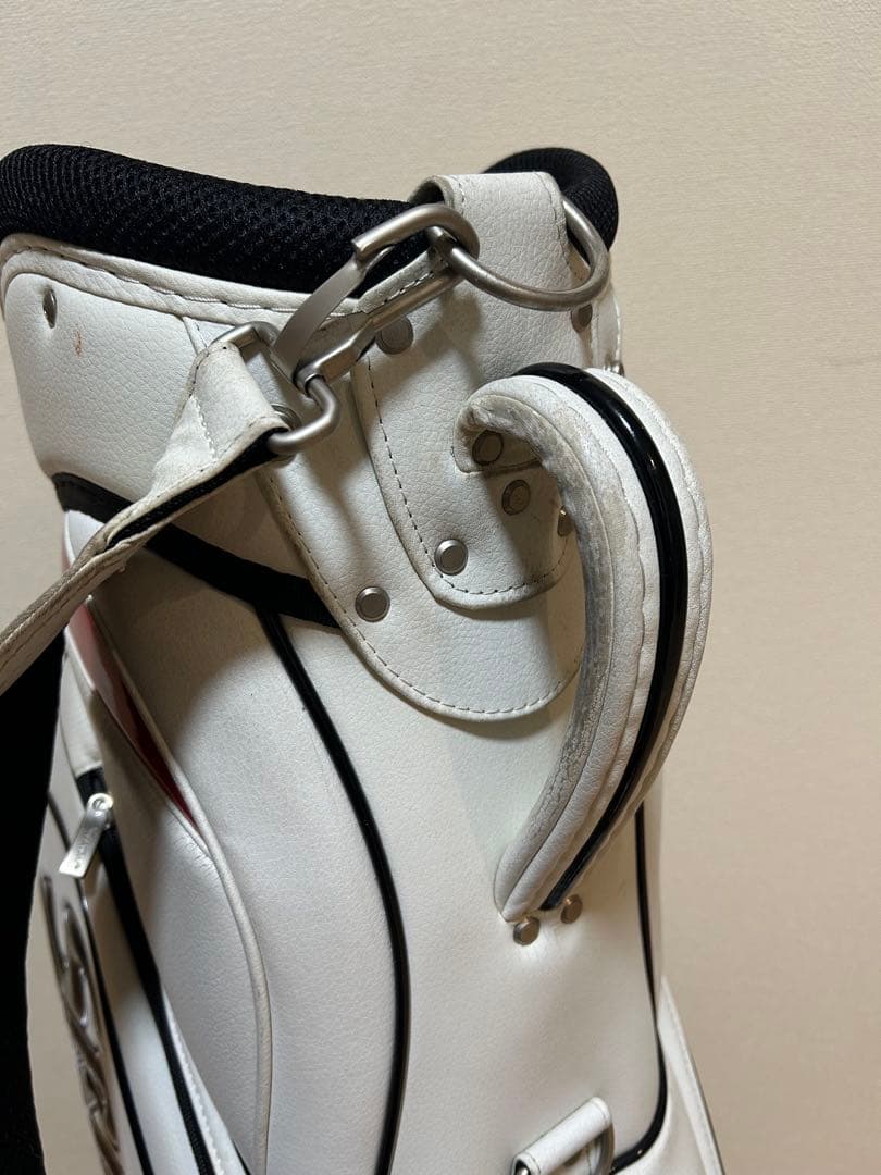 Srixon キャディバッグ ホワイト/レッド