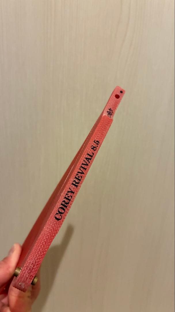 サーフボード　センターフィン: COREY REVIVAL 8.5”赤