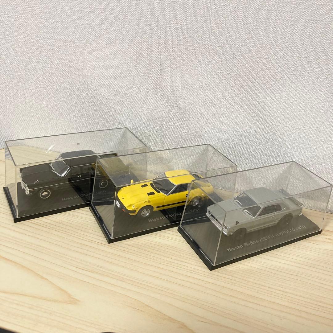 1/43Nissan日産3点　国産名車コレクション1967 1971 1978