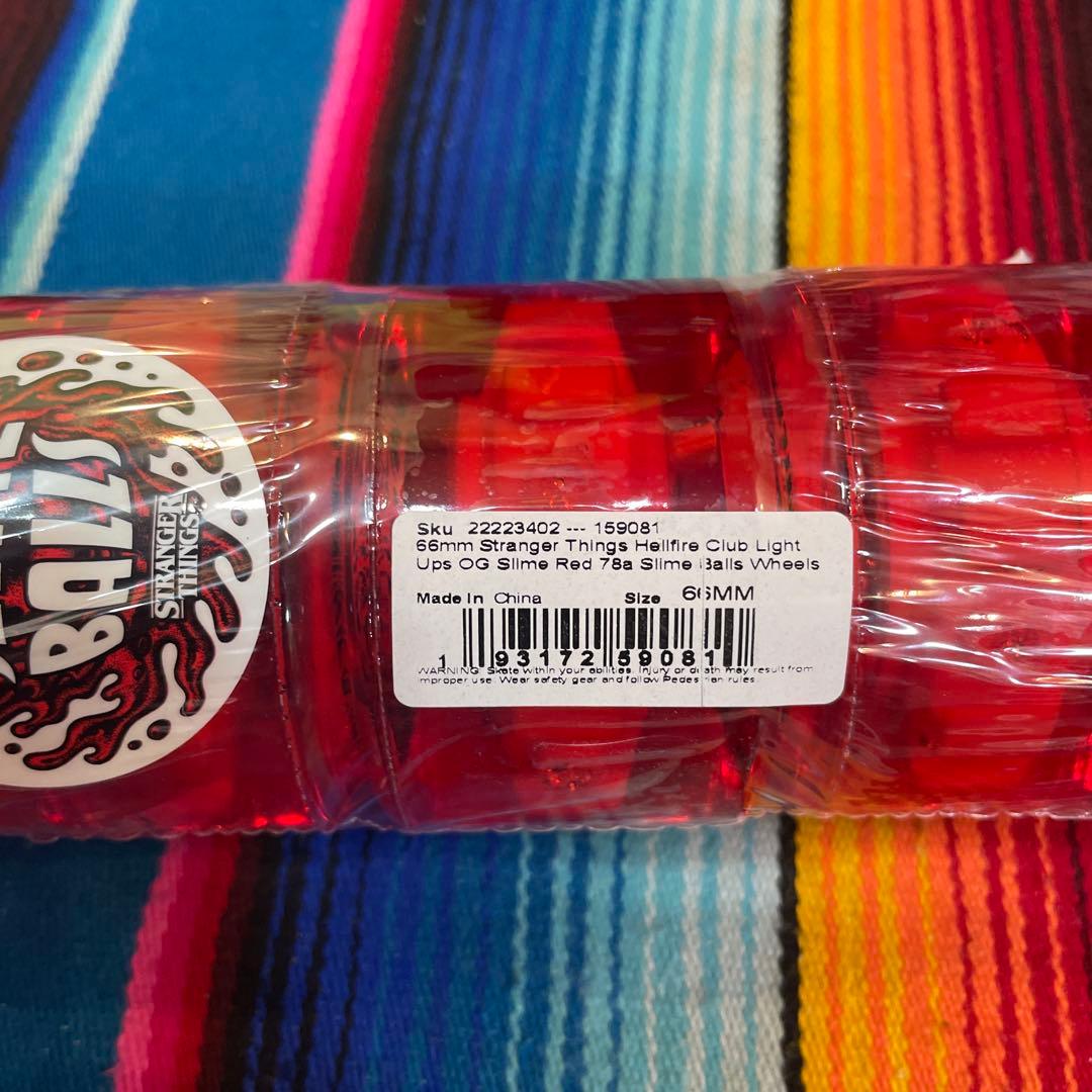 SLIME BALLS レッド 4個入り66mm