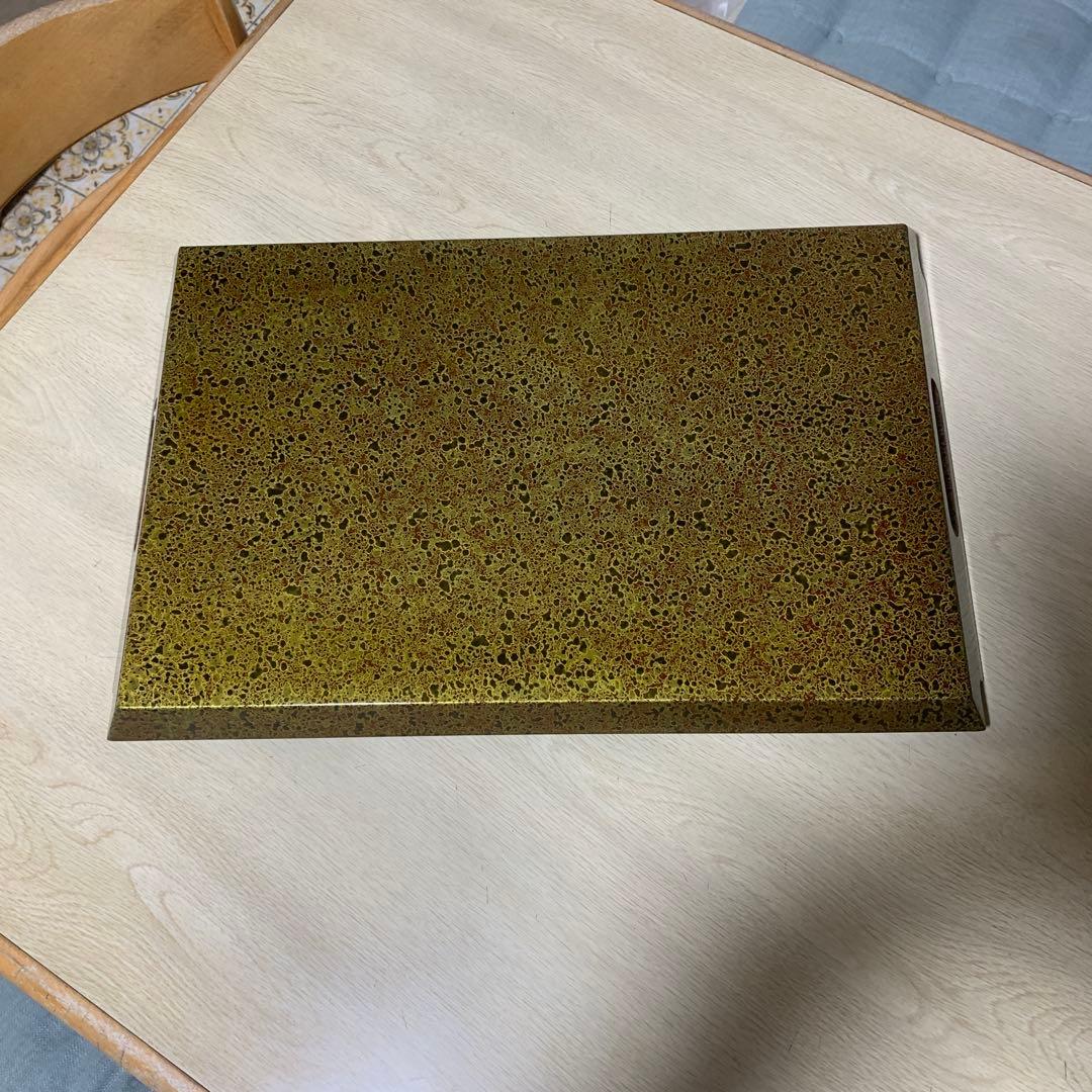 津軽塗り　お盆　トレー　昭和レトロ　工芸品