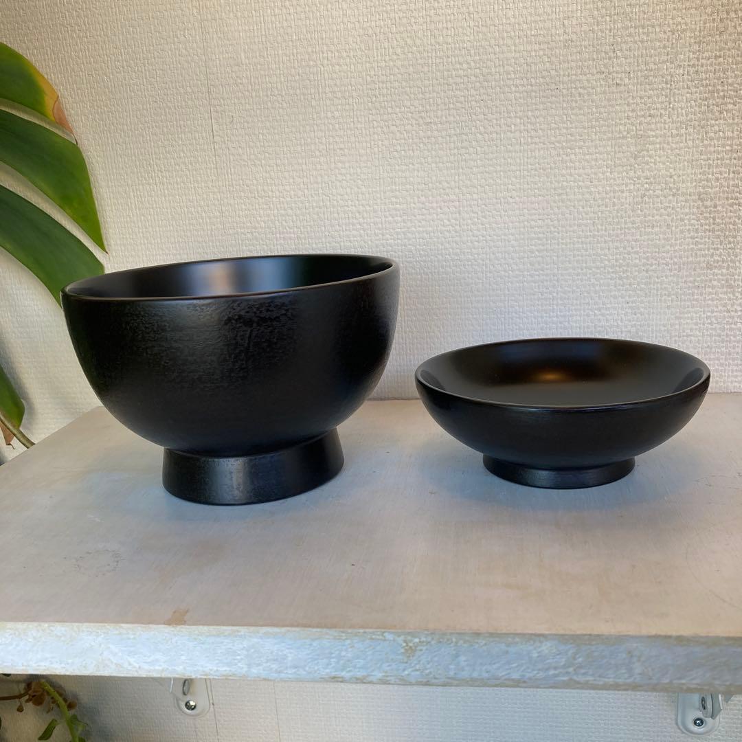 赤木明登　漆器　黒　三つ椀　二つ椀　検　角偉三郎　内田鋼一　定価66000円