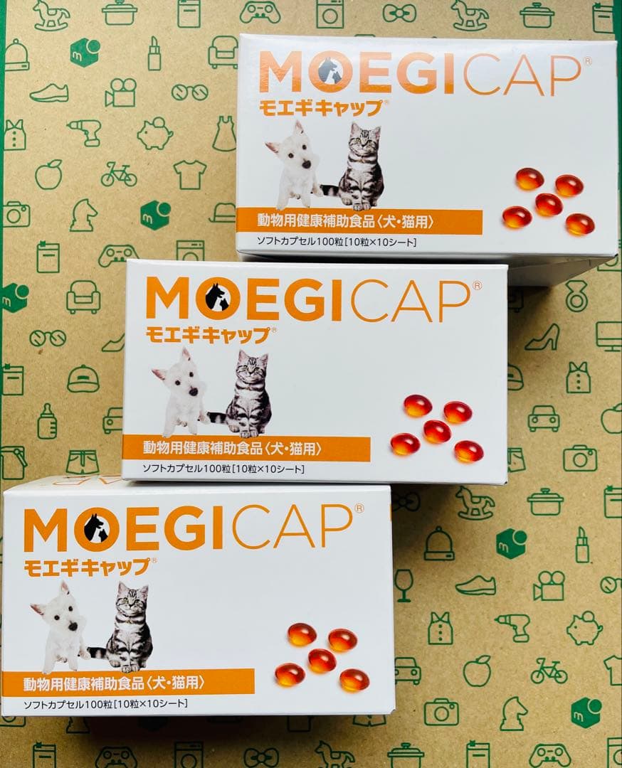 モエギキャップ 100粒×3箱【賞味期限:2027.06】