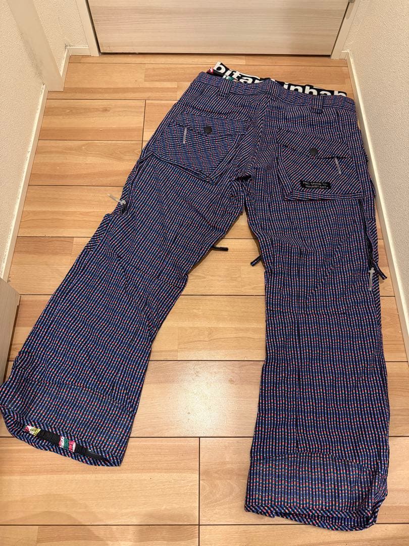 INHABITANT インハビタント スノーボードウェア パンツ チェック柄
