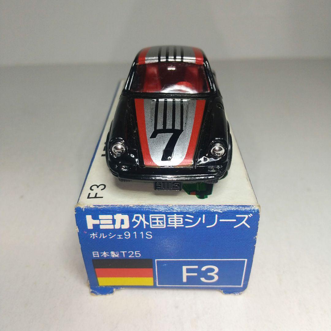 (3705)トミカ 青箱 日本製 ポルシェ 911S 一般輸出用