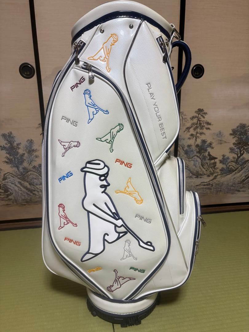 ピン/ping　ハイグレード　エナメルキャディバッグ