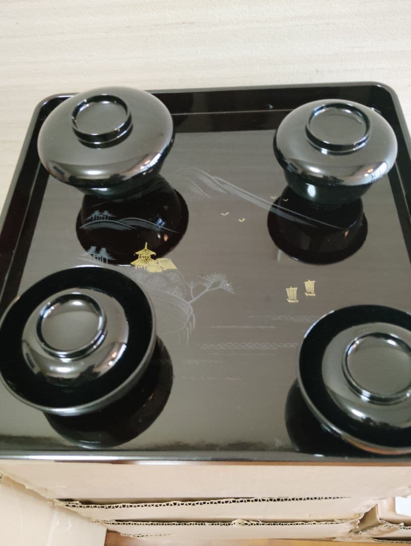 会津漆塗り　客膳セット　30セット