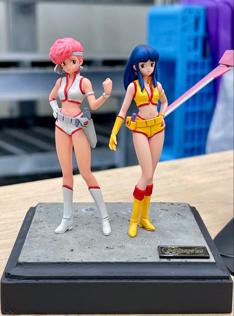 (ぱさん専用)ハセガワ　ユリ&ケイ／ラブリーエンゼル塗装済み完成品