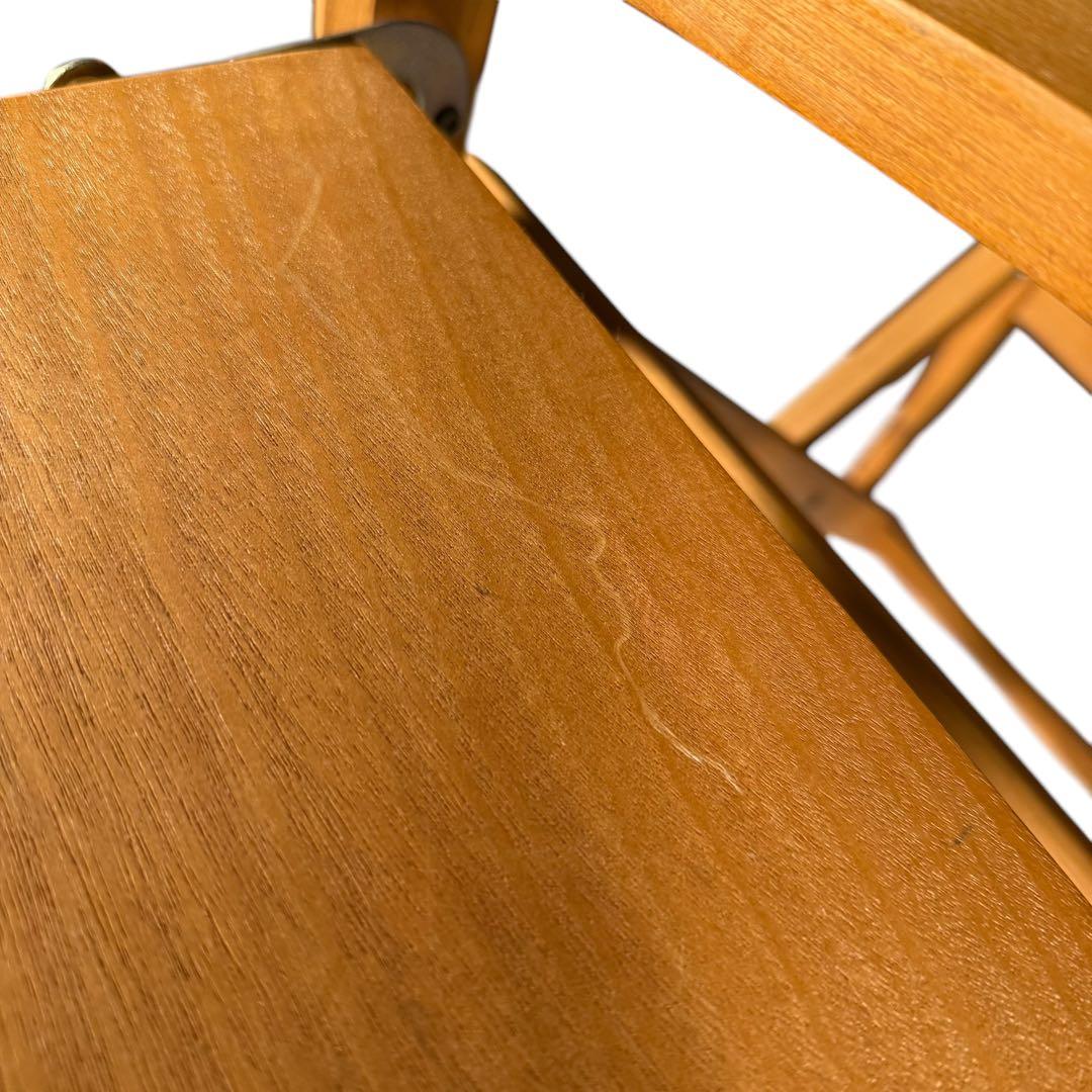 HR631 【廃盤希少品】コールマン　ガーデンウッドフォールチェア　テーブル付