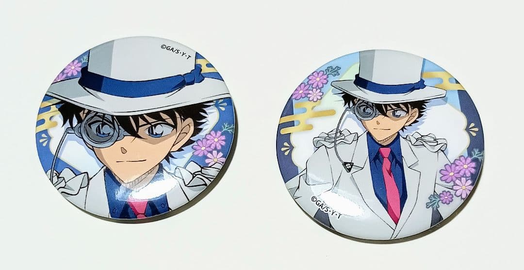 名探偵コナン 秋の華和装 怪盗キッド 17点セット スパークル缶バッジ含む