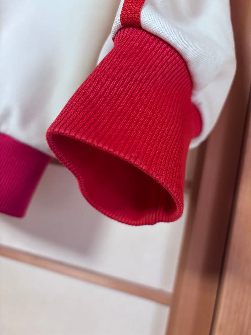 S*✨様 アディダス adidas デサント トラックジャケット 80s 赤 白