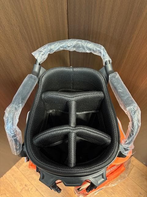 アーミーベース U.S. NAVY スタンドキャディバッグ オレンジ 新品