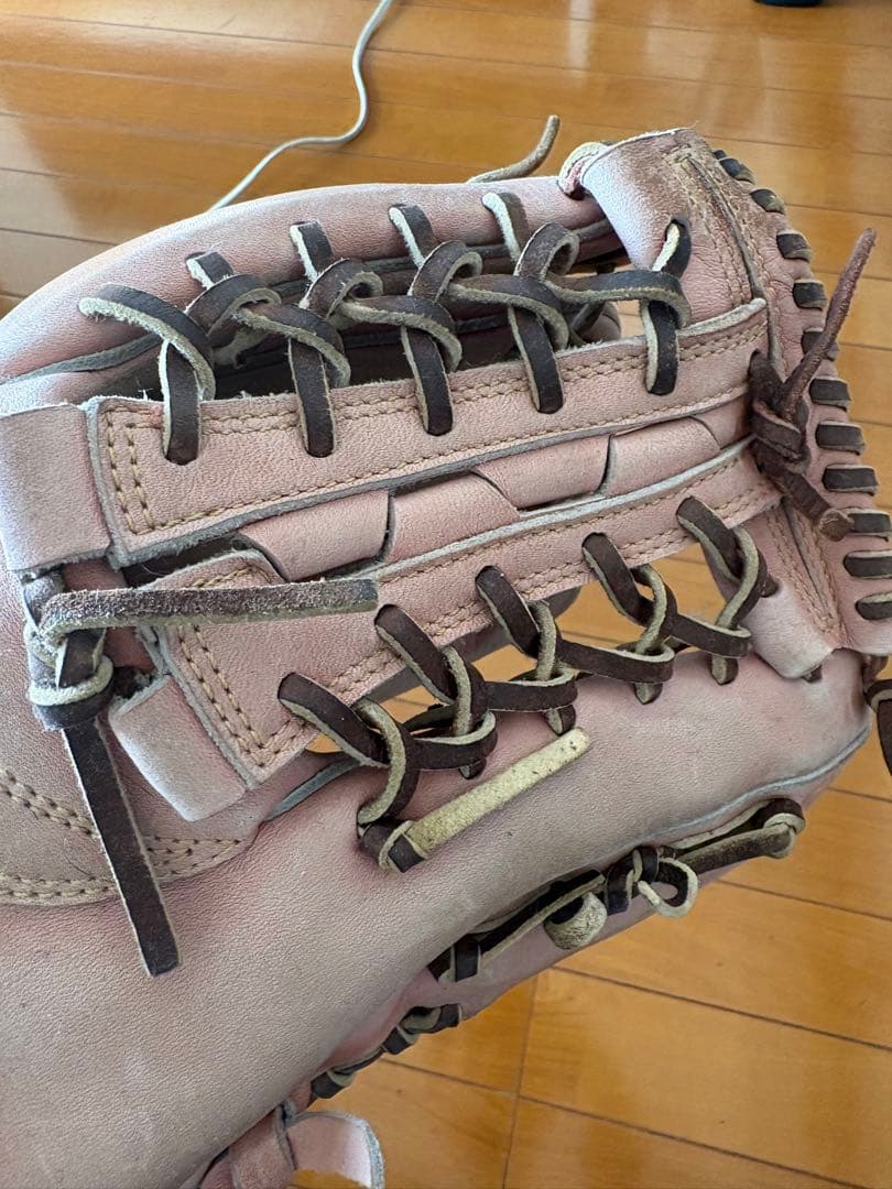 Dクエスト 硬式外野用グローブ 赤