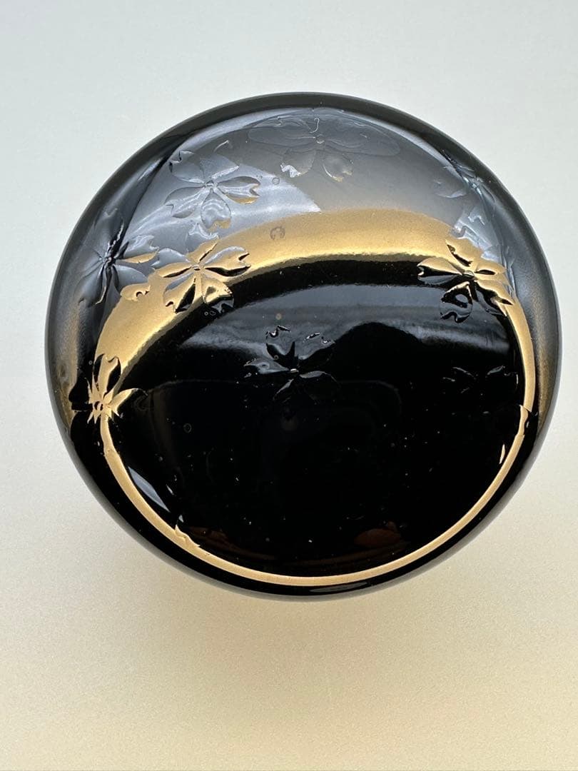 茶道具　棗　吉田祥雲　夜桜蒔絵