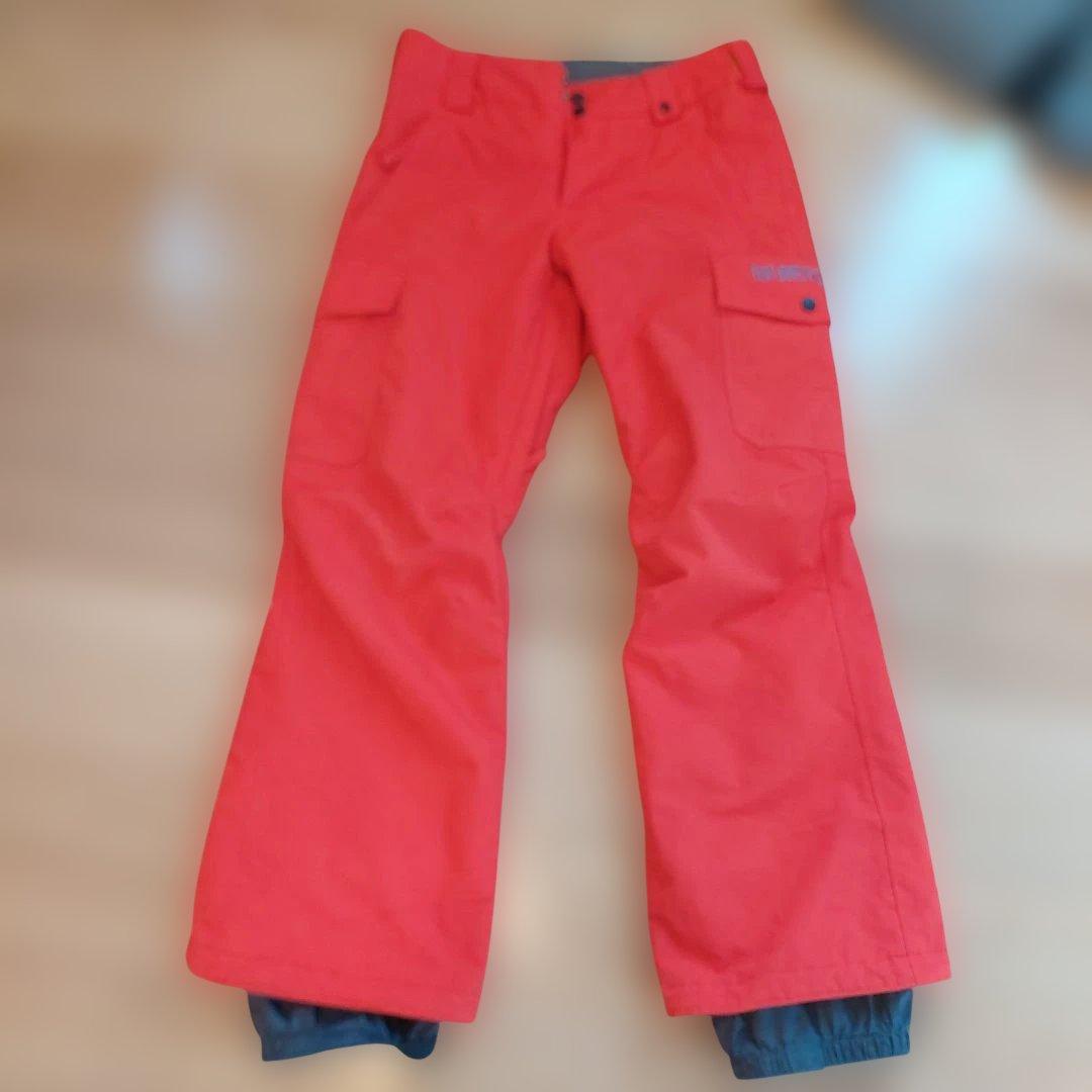 Burton スノーボードウェア Mサイズ グレー/赤