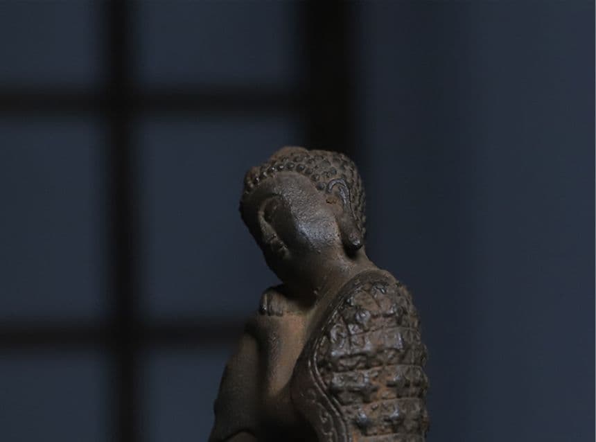 鉄器 鉄仏 釈迦睡仏 工芸品 美術品 置物