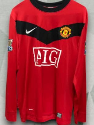 0910 マンチェスター・ユナイテッド ホーム 長袖 18番 ポール・スコールズ