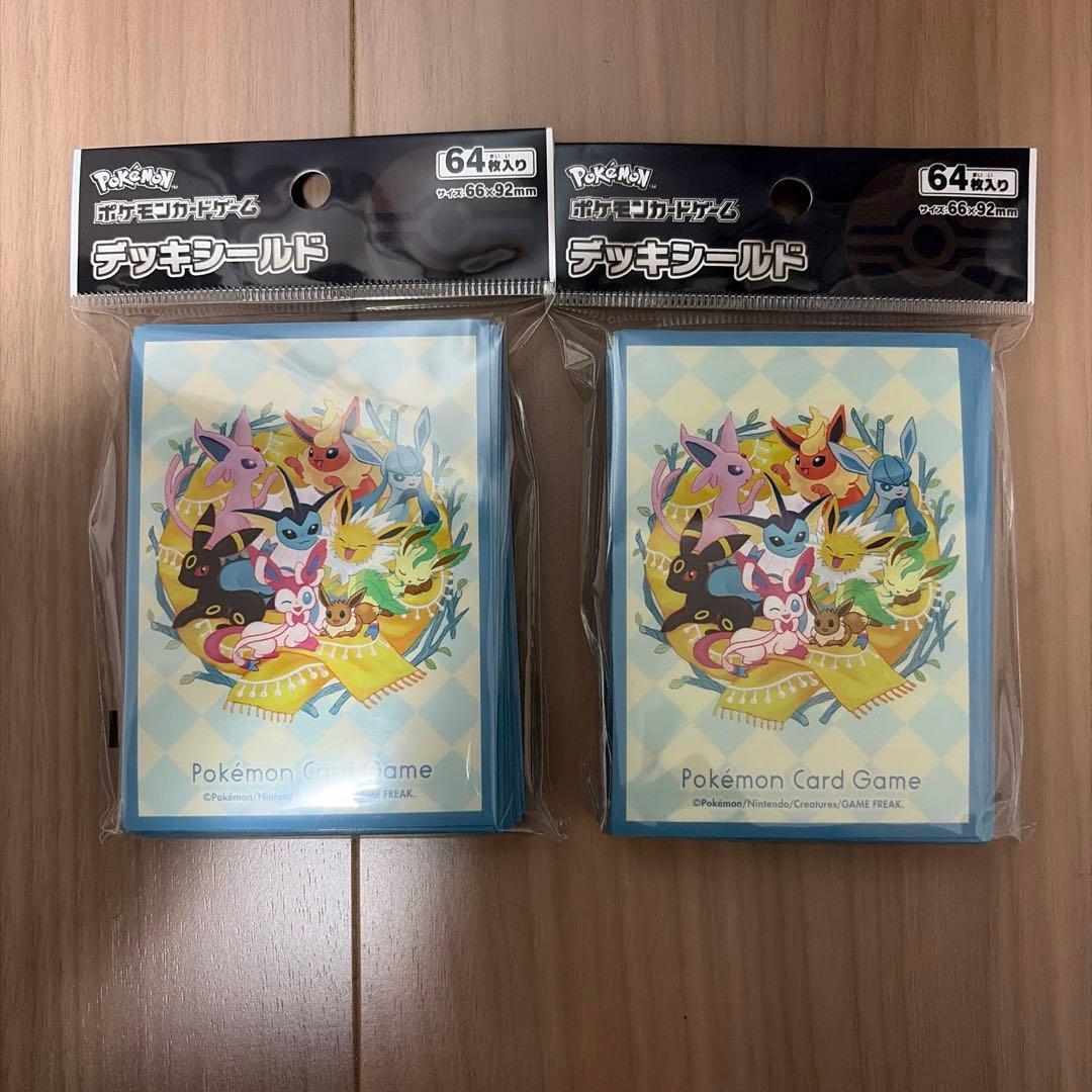 イーブイズ　プレイマット&デッキシールド　ミックスオレデッキケースデッキシールド