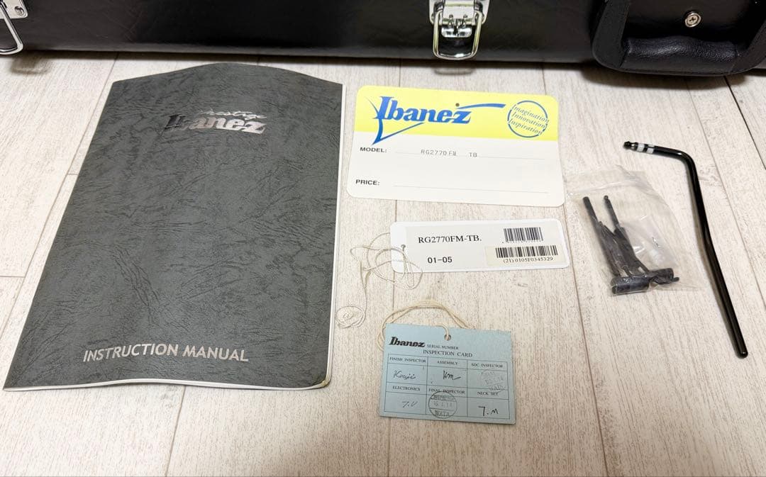 Ibanez Prestige RG2770FM-TB スキャロップ加工済み