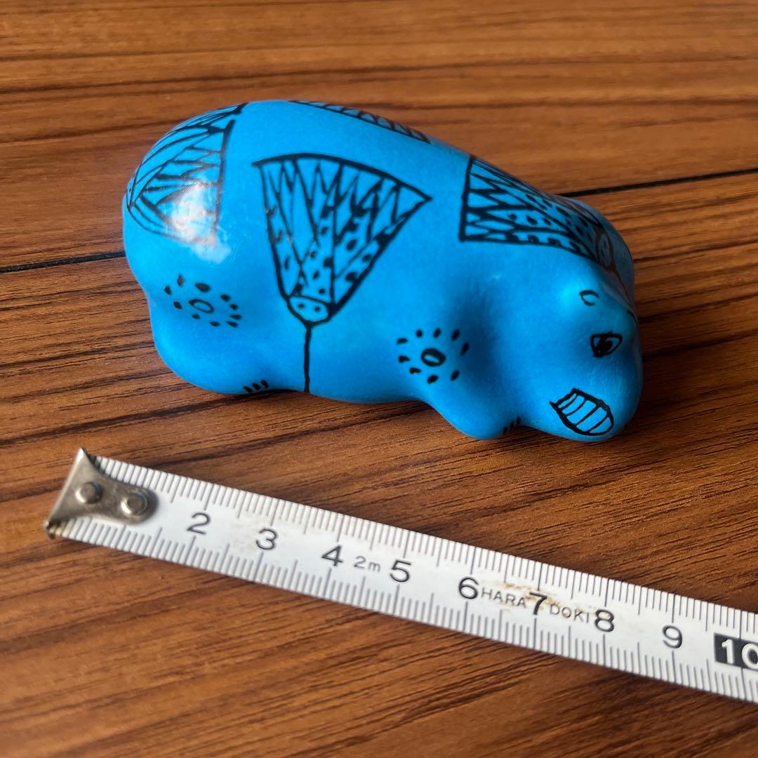 青いカバ　メトロポリタン美術館　エジプト埋蔵レプリカ