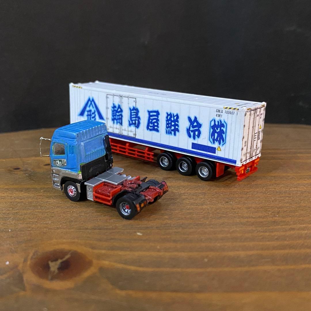 ハイルーフ自作　トレーラーコレクション　40ftコンテナ　トラックコレクション