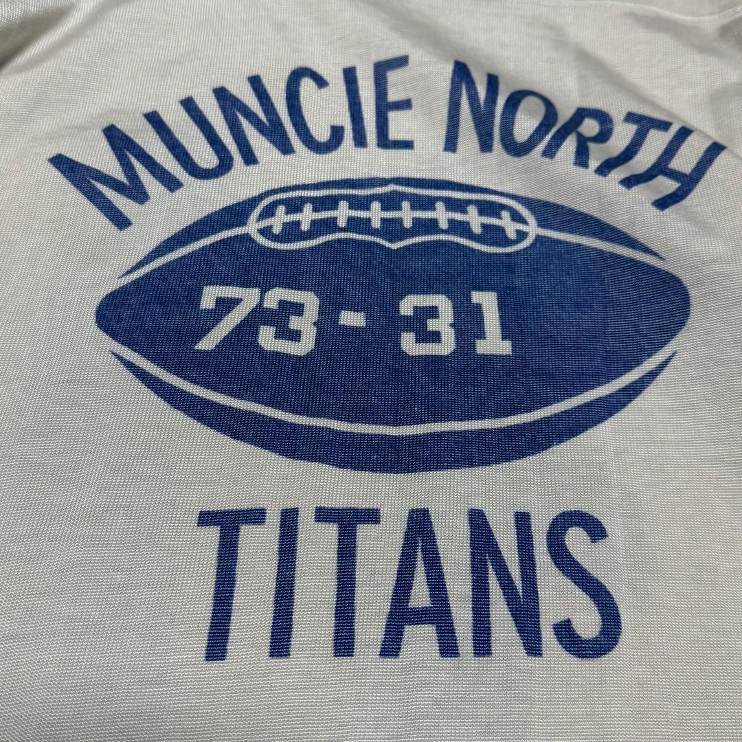 70s Champion rayon football両面染み込み　ナンバリング