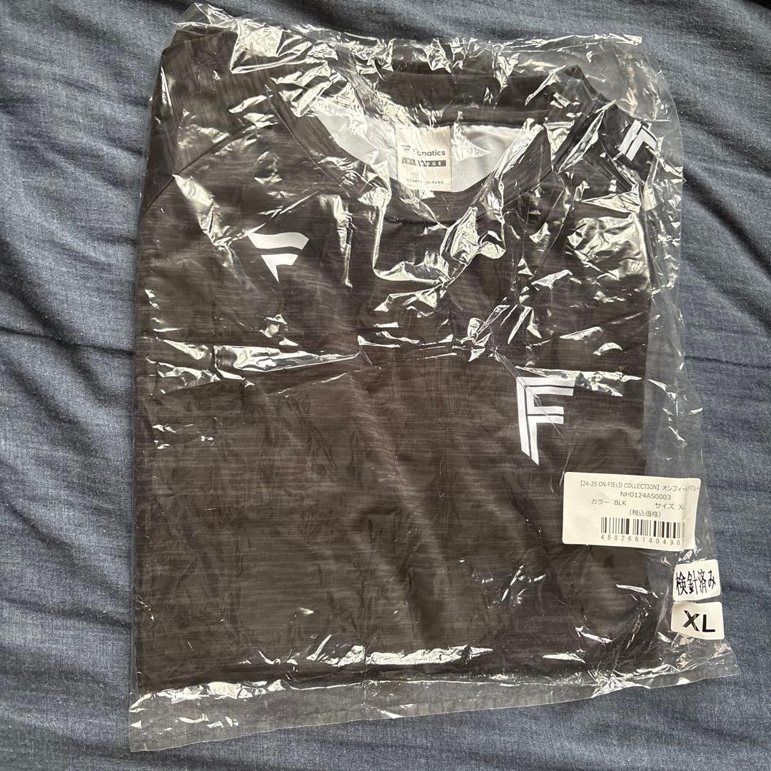 北海道日本ハムファイターズ オンフィールドTシャツ（黒)XLサイズ