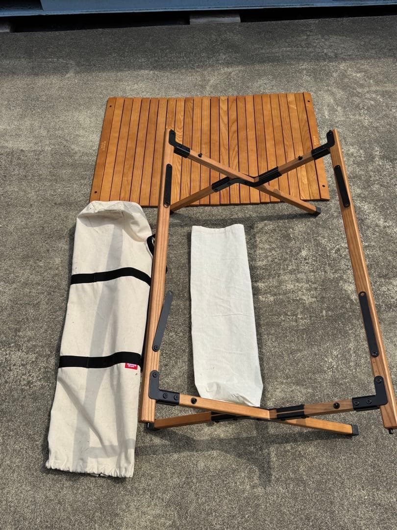 Hang Out キャンプ ウッド ロールテーブル ル アペロウッドテーブル