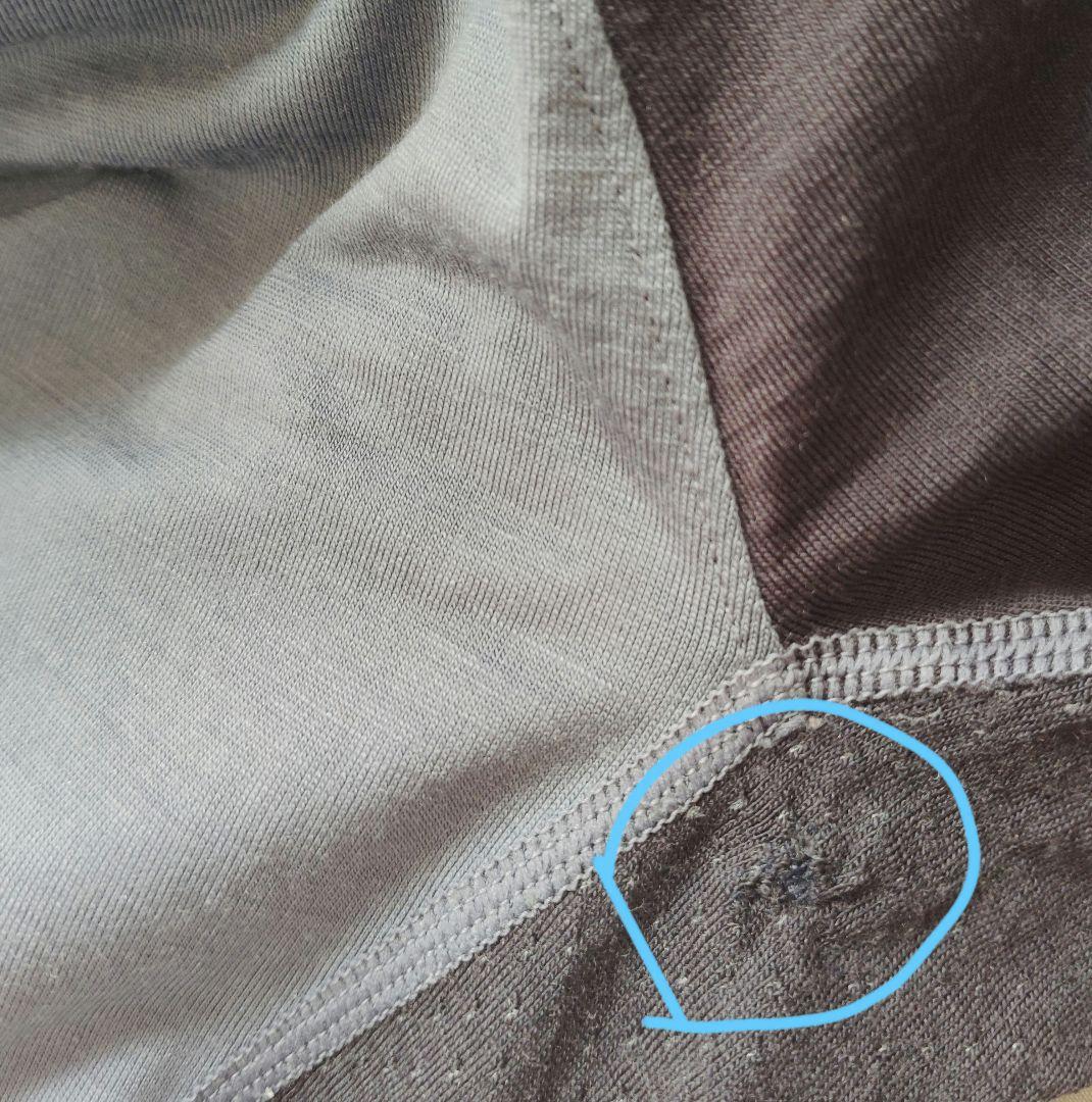 MONS E メリノウール ハーフジップ S