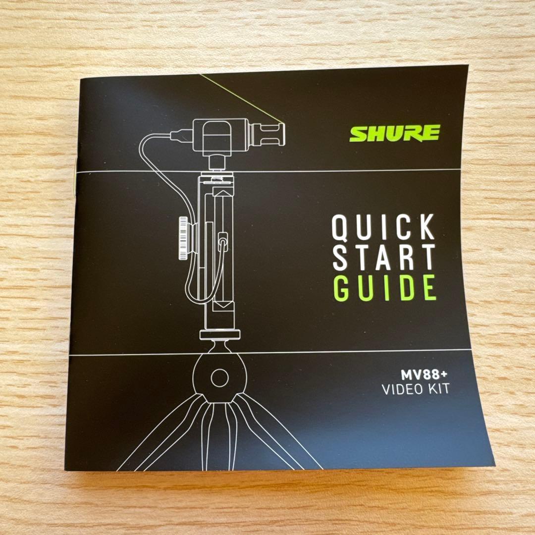 SHURE MV88+ Video Kit +専用Rycoteウインドジャマー