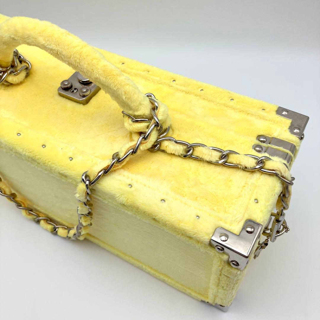 エンジェル シャンパン ドゥミセック ロゼ サマー イエロー ファー 箱付き