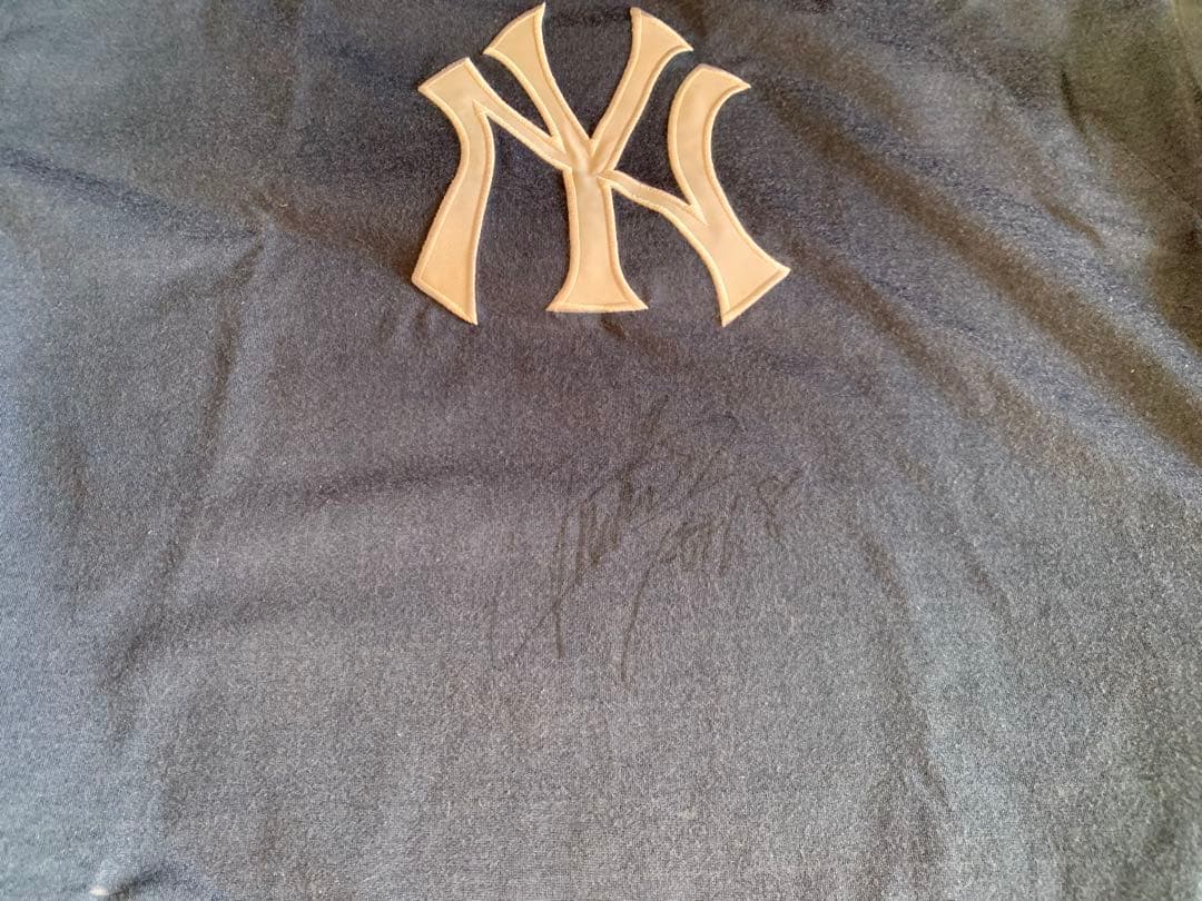 ニューヨーク・ヤンキース トレーナー 松坂大輔サインRamsワッペン