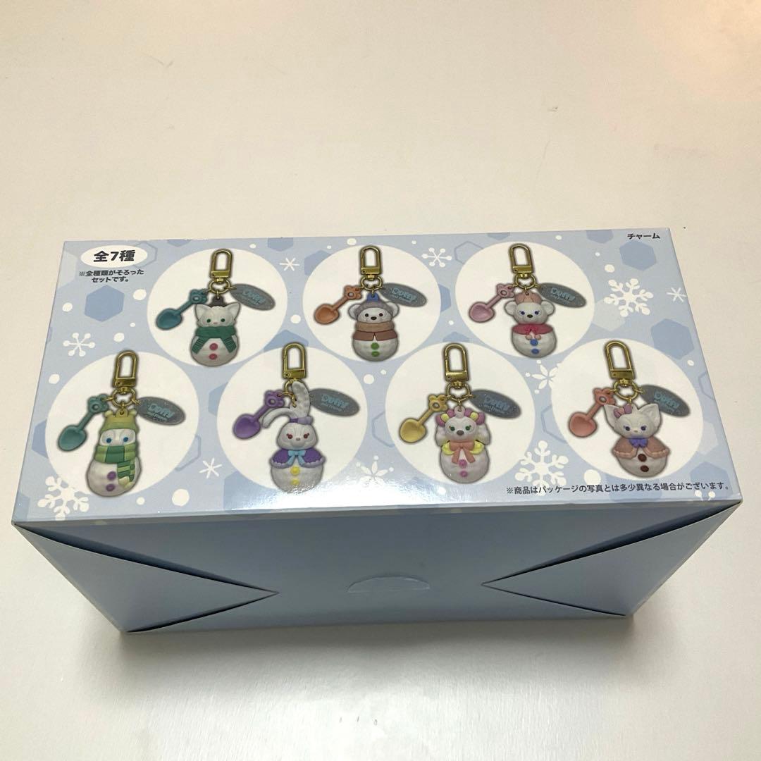 【新品未開封】ダッフィー&フレンズ 雪だるま チャーム コンプセット