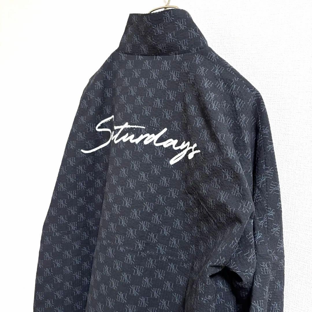 SATURDAYS SURF NYC ゴルフ シアサッカージャケット ブルゾン