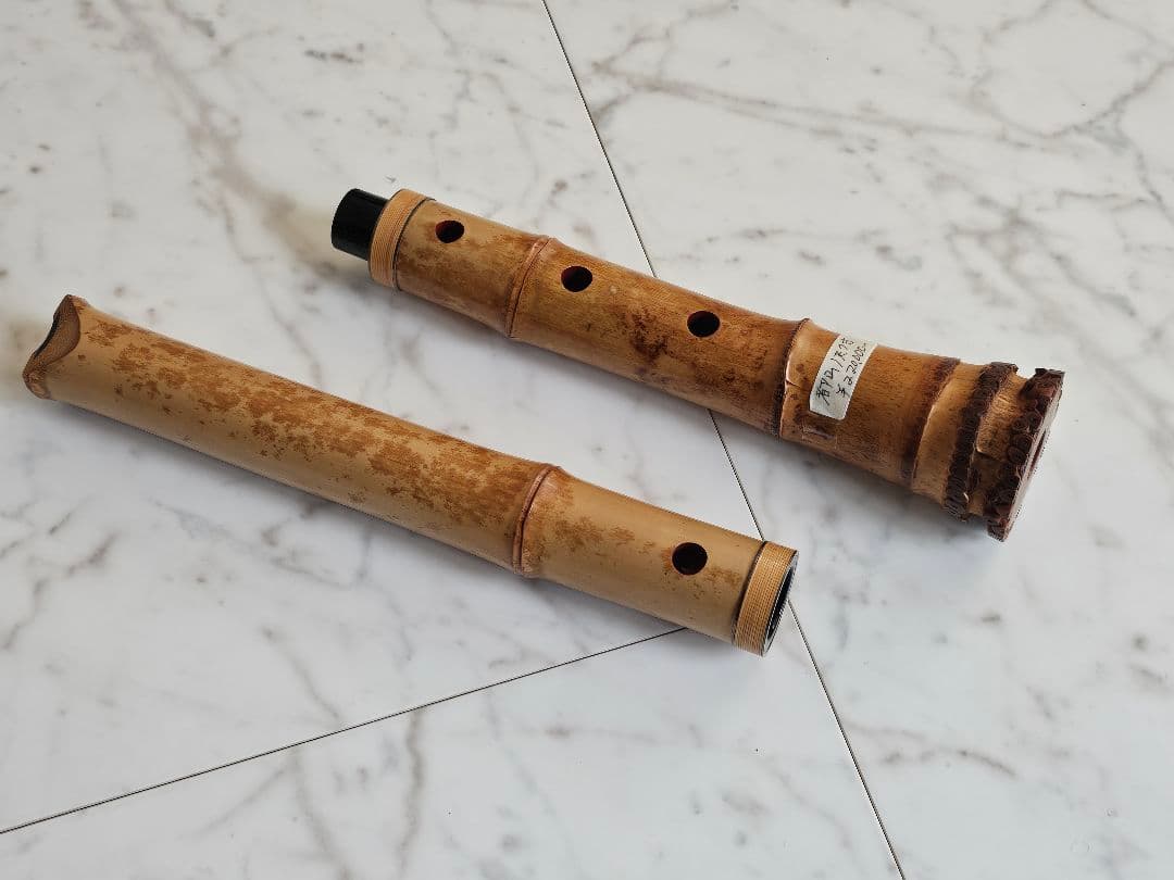 尺八　真竹　展示品　翠光