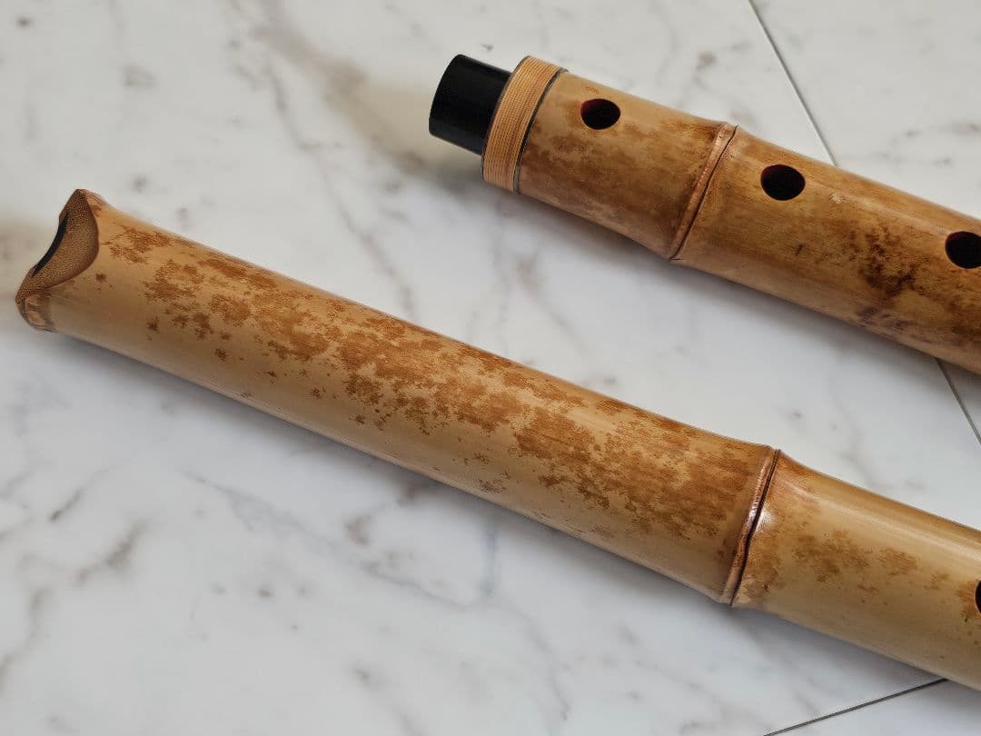 尺八　真竹　展示品　翠光