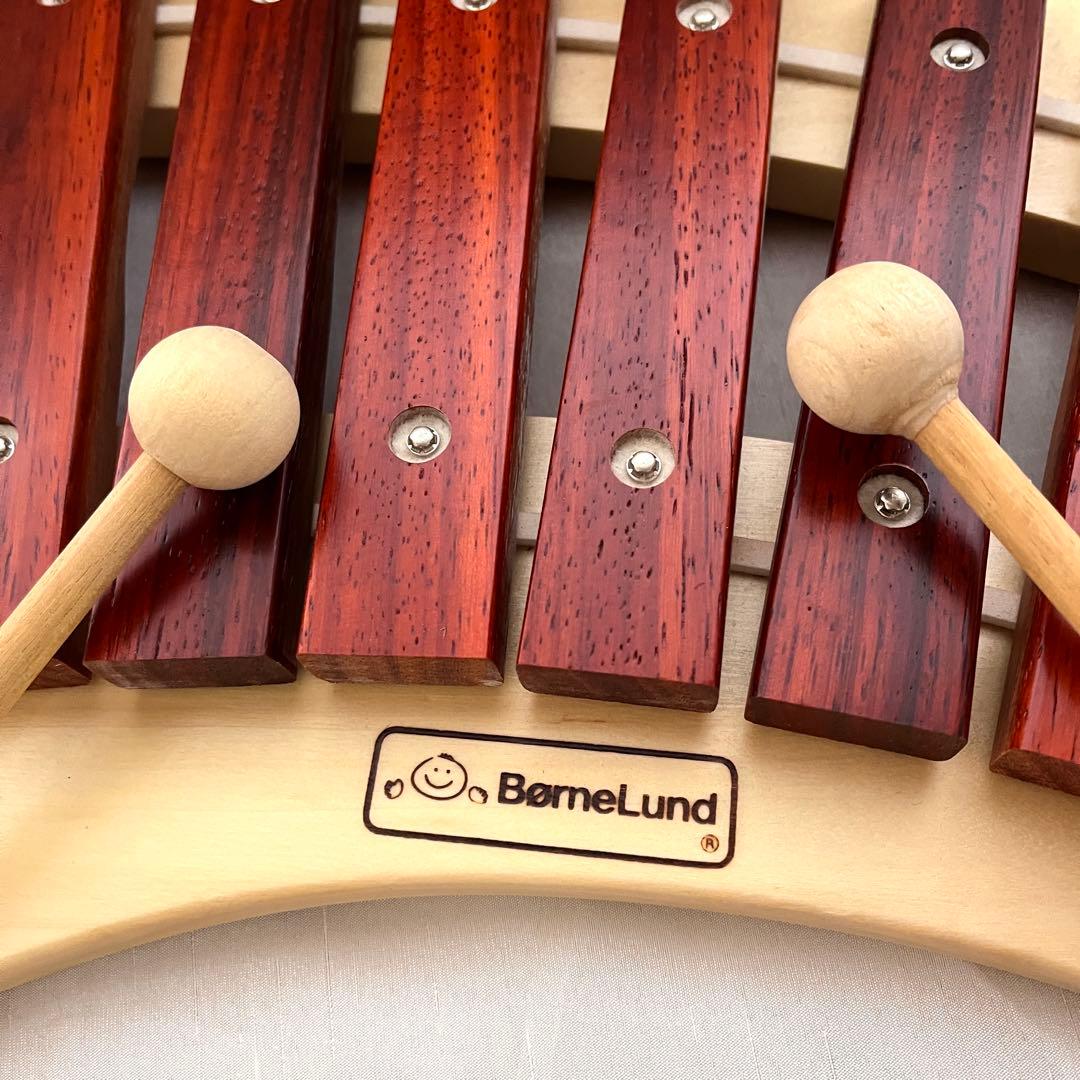 【超美品】 ボーネルンド 木琴 パレットシロフォン 木のおもちゃ 楽器 知育玩具