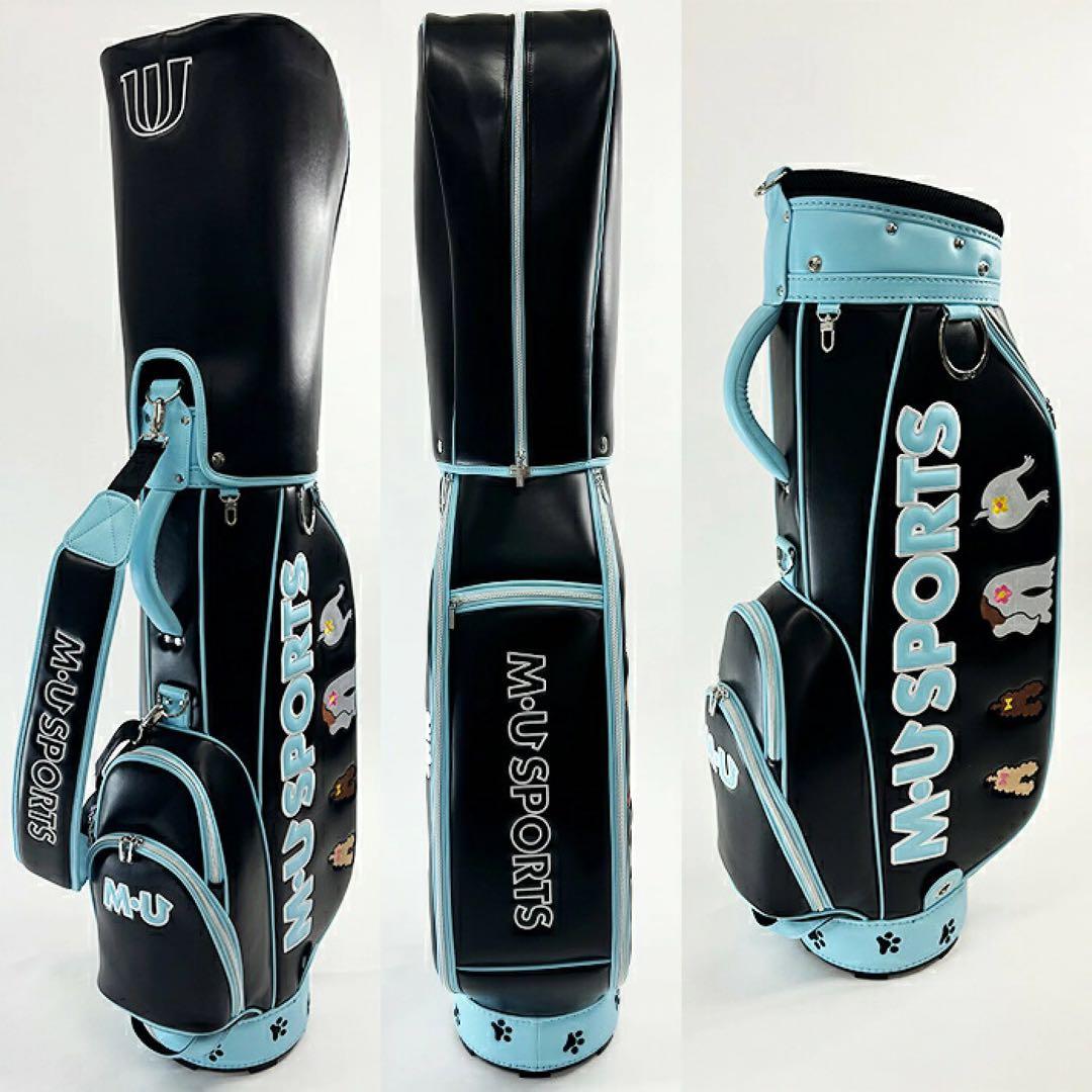 【新品】MUスポーツ 703R6154 キャディバッグ ブラック