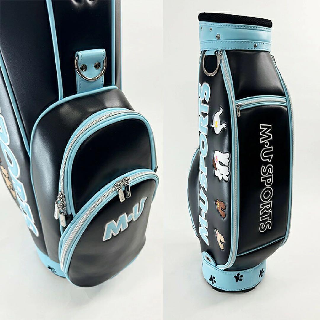 【新品】MUスポーツ 703R6154 キャディバッグ ブラック
