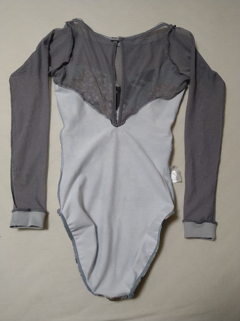 stina スティナ レオタード 長袖 ブルー S