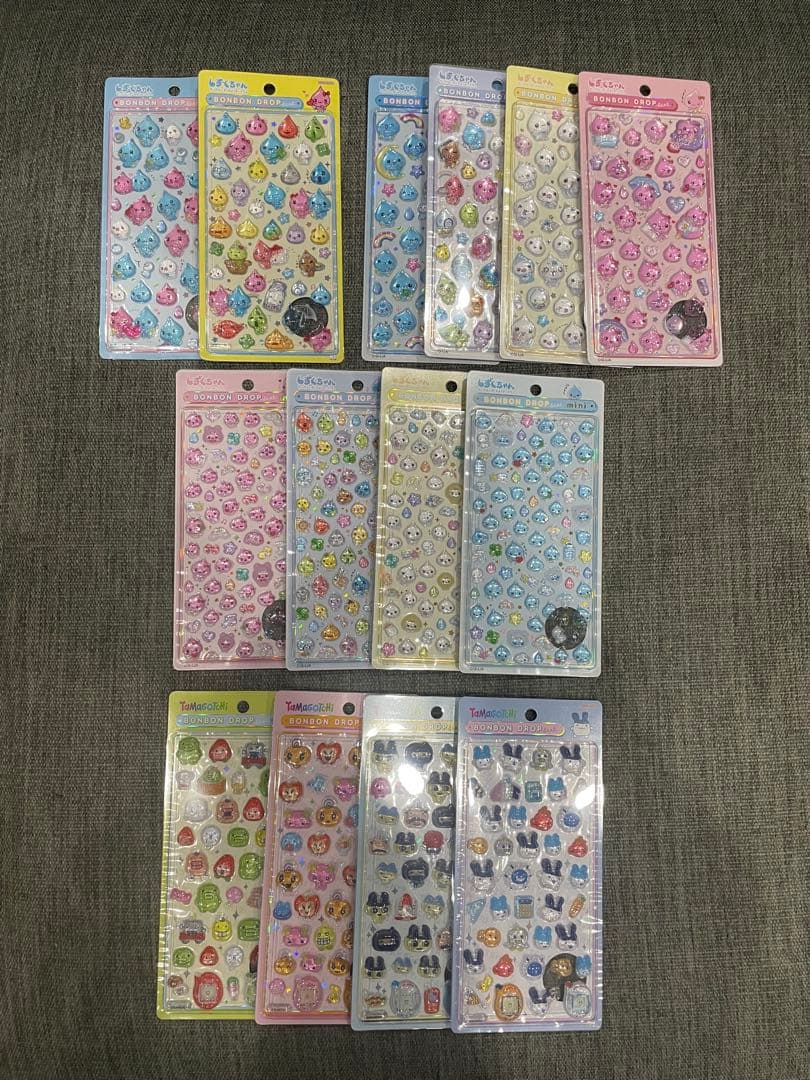 正規品ボンボンドロップシール　引退品　新品　キャラクターシールセット