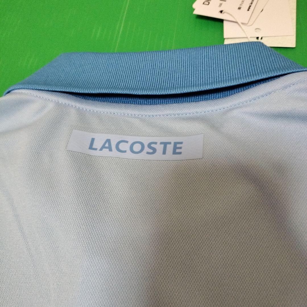 新品　LACOSTE　ラコステ　ノバクジョコビッチモデル　ポロシャツ 水色