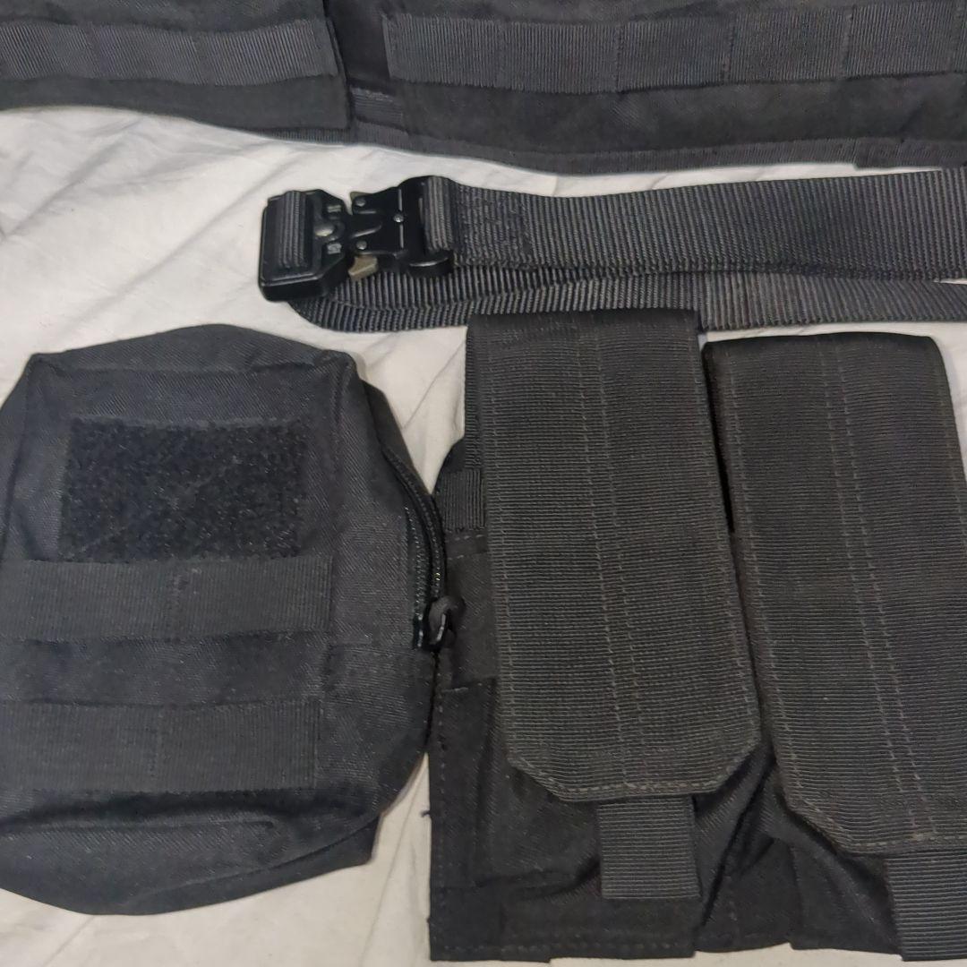 BLACKHAWK 実物旧型チェストリグ 装備一式セット　黒