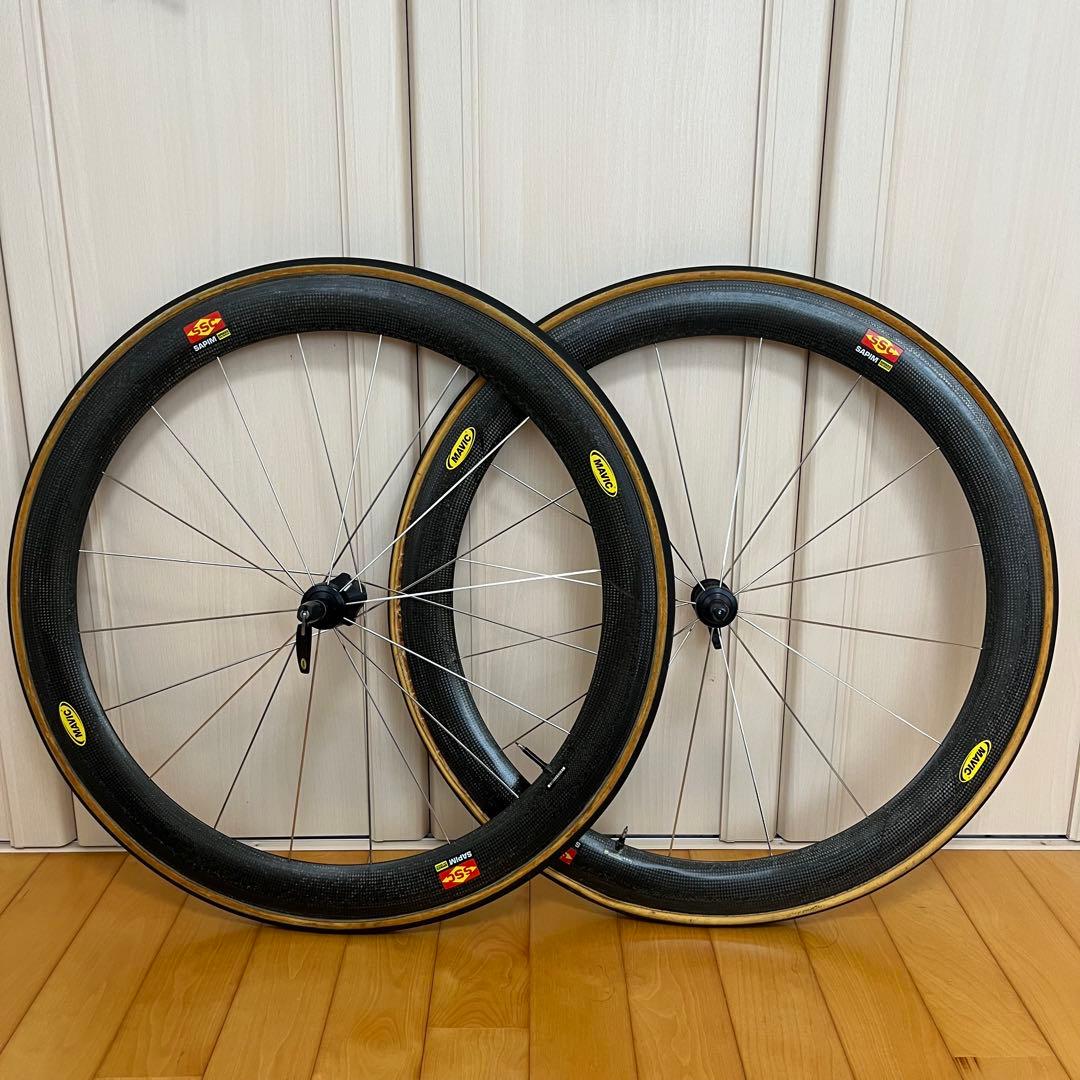 MAVIC cosmic carbon シマノ11速 カーボン ホイール 50